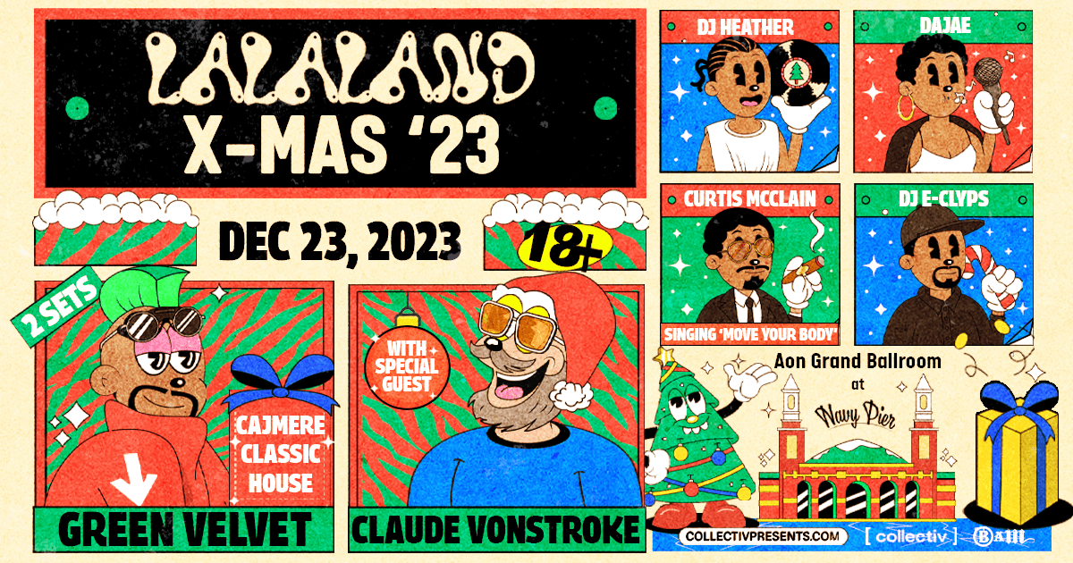 House Music Trailblazer Green Velvet to Headline La La Land X-Mas ’23 Concert at Navy Pier